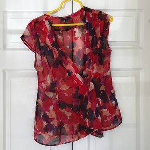 Banana Republic colorful Wrap Top